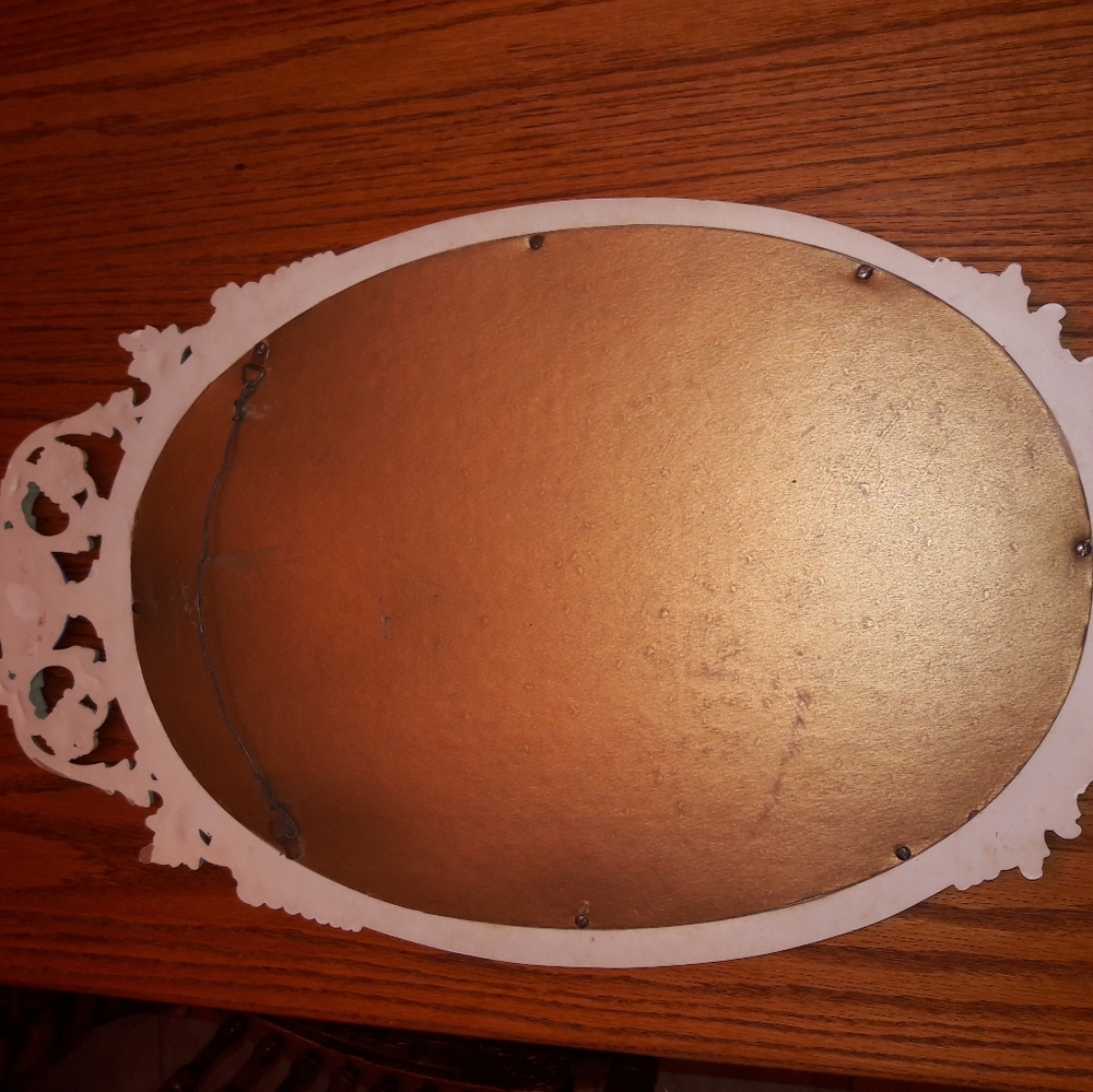 VINTAGE SYROCO MIRROR, VERY PRETTY, GOOD VINTAGE C - Picture 9 of 11